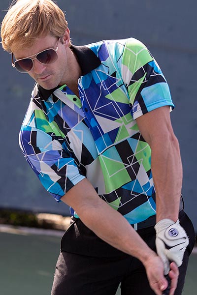 Tan Through Sportshirts Graphic Polo Baseline 